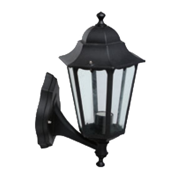 Adara Applique murale Montante IP44 - 60W Max. E27 - Noir