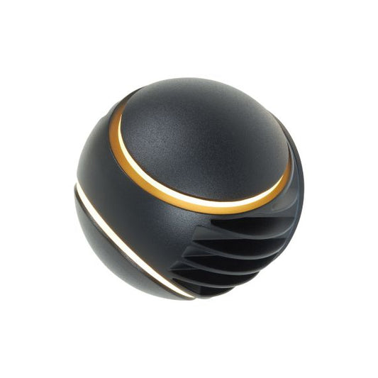 Elypte - Eclairage résidentiel 10W 3000K 160lm 130x130x110mm CLI IP54 Dark Black