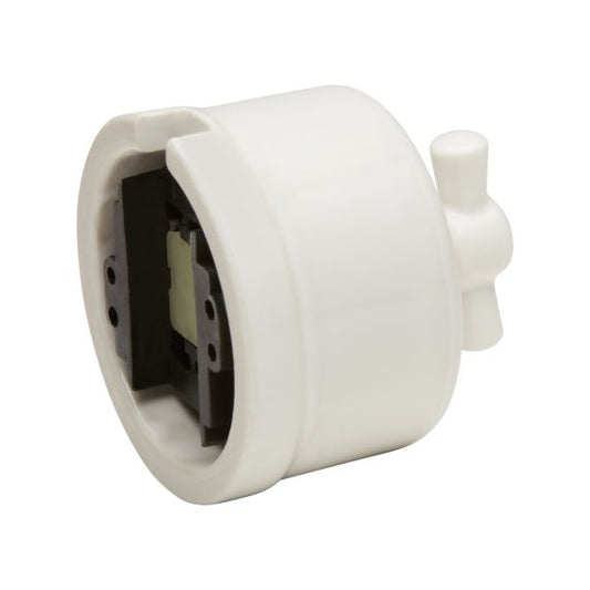RETRO-CHARM switch porcelain surface mounted white