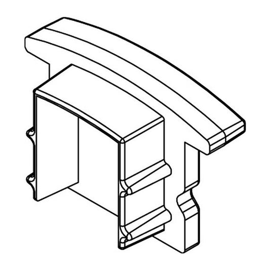 Embouts pour profile aluminium 23.2x15.5