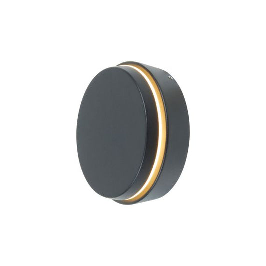 Elypte - Eclairage résidentiel 12,5W 3000K 600lm 140x140x48mm CLI IP54 rond Dark Black