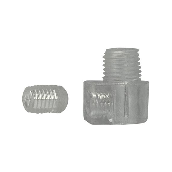 FS SERRE-CABLE VIS BLOC.POLYC.TRANSPA.M10X1