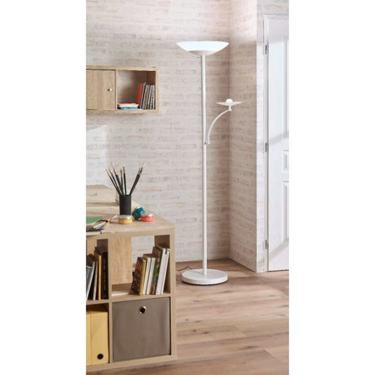 FS LUMINAIRE SUR PIED 40W + LISEUSE DIMMABLE 5W - BLANC