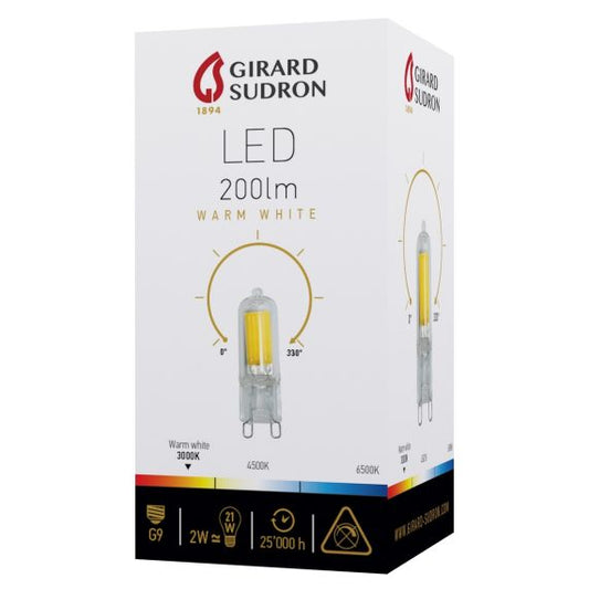 Pépite Led G9 effet halogène 2W 200LM 3000K