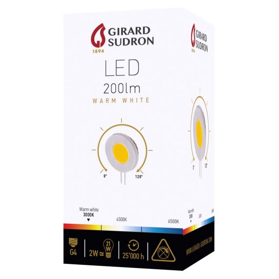 G4 Galette 2W 12V 3000K