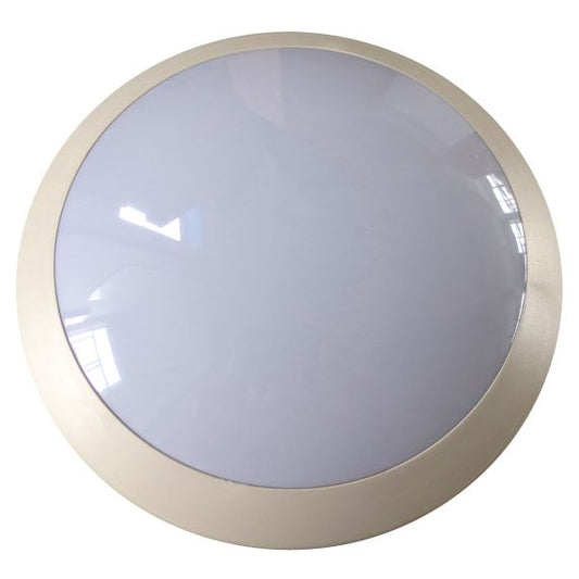 FS Lenie - EcoWatts - Plafonnier IP 66 Ø300x100 E27 18W max blanc