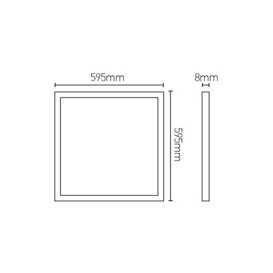 Agena - Dalle LED - 40W 3000K 3700lm IP40 PIR 80° UGR<19