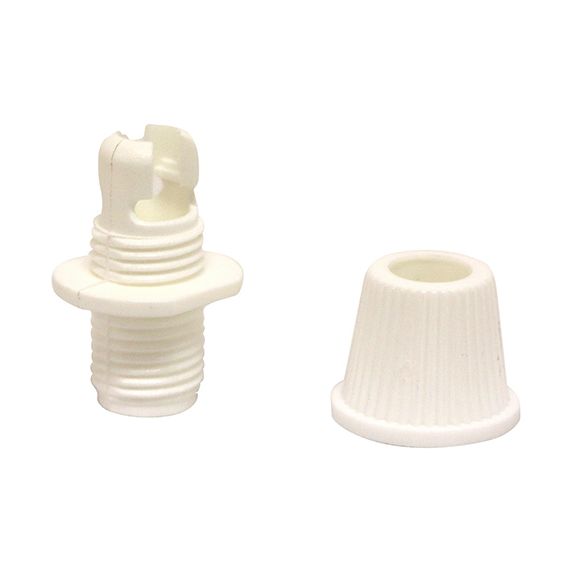 Serre-Cable Nylon Blanc M. 10X1