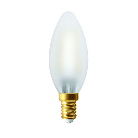 FS Ecowatts - Lot de 2 Ampoules Filament LED - Flamme 4W E14 4000K Mat 3125469986997