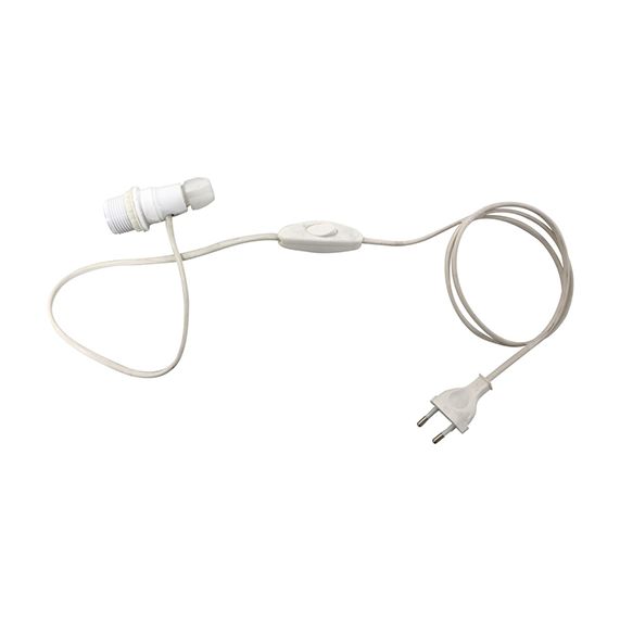 Cordon Adapt.2X0.75 Douil.E14 1.50M Bl.