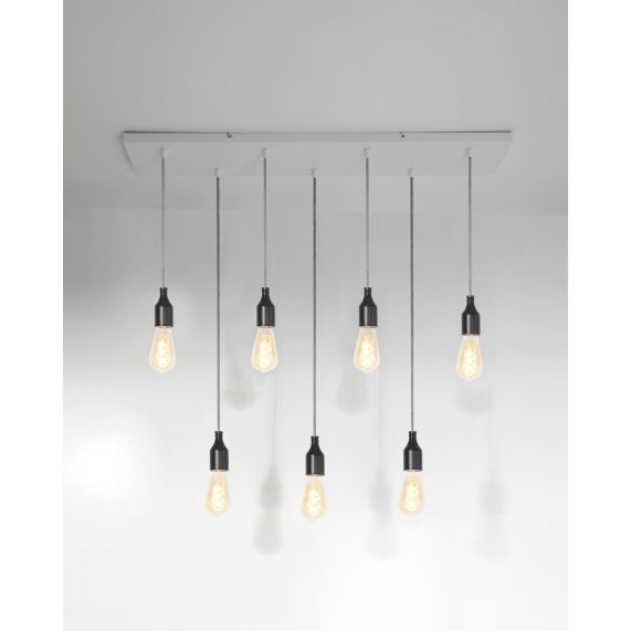 Square ceiling_7 holes_900x200x25mm_white