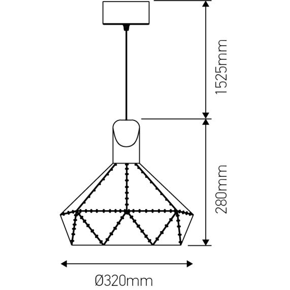 FS EL SUSPENSION E27 MAX.60W ABAT-JOUR NOIR ET BOIS CLAIR EXTÉRIEUR /