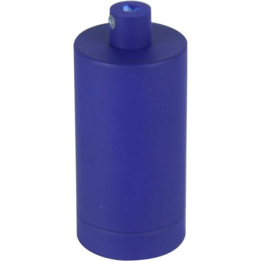 Douille E27 aluminium ø48mm H.105mm bleu outremer