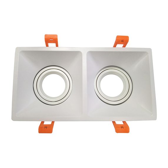 Jocaste - Enjoliveur pour spot encastré 205x105x113 enc.195x95 blanc