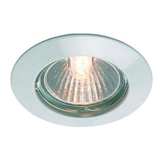 FS Spot Encastr. Fixe D.77 Fonte Alu Blanc