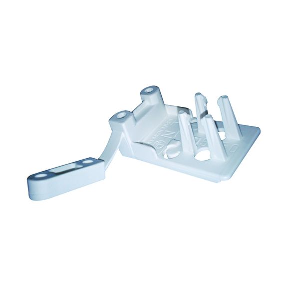 FS SUPPORT DE CONNEXION BLANC + ARRET TRAC