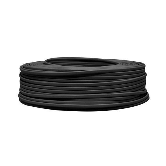 CABLE OVALE DBLE ISOL.2X0,75 NOIR (CR 100m)