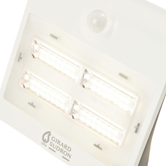 BUTTERFLY - Projecteur solaire LED blanc détecteur présence IP65 4000K 3,2W 400lm