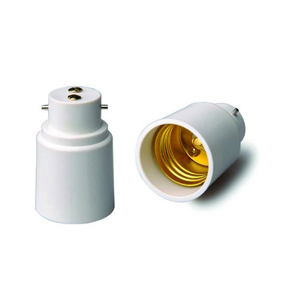 Adaptateur B22-E27 Blanc