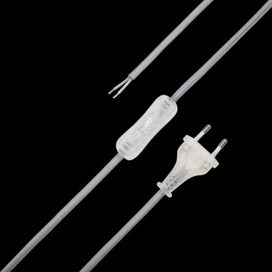 Cordon 2X0.75 Text.Gris 2M Inter Trans