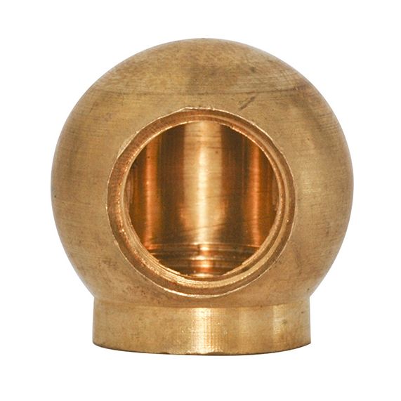Boule Equerre Laiton D.18 A Porte F.10X1