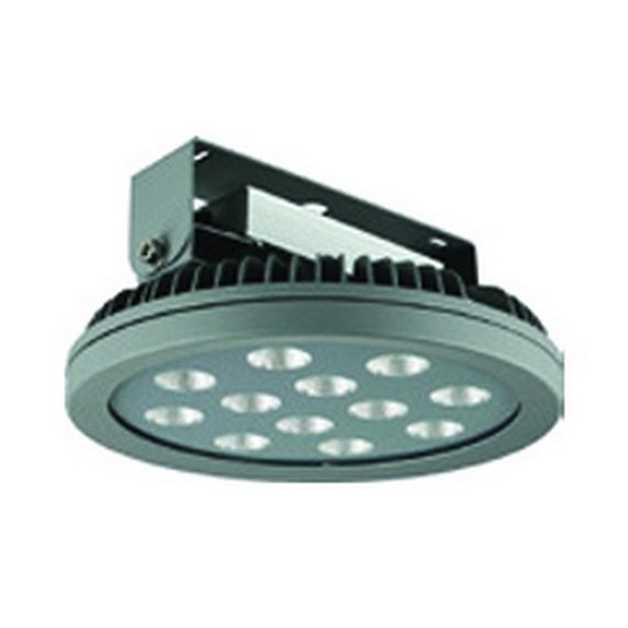 Ananke - Armature industrielle LED IP 66 Ø350x160 80W 4000K 8650lm 60° argent
