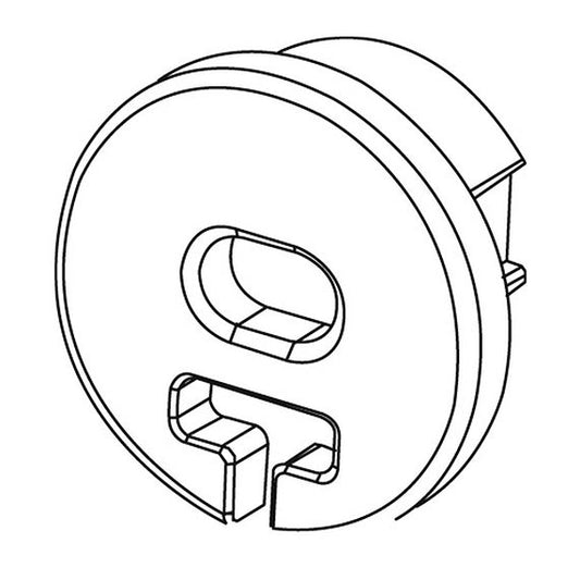 Embouts pour profile aluminium Ø16