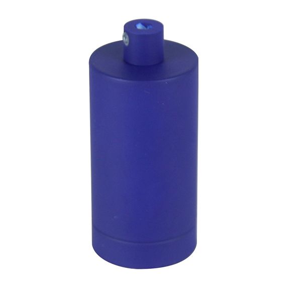 Douille E27 aluminium ø48mm H.105mm bleu outremer