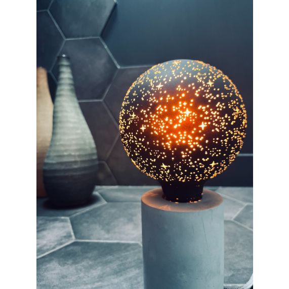 CONCRETE - Cylindric table lamp - E27