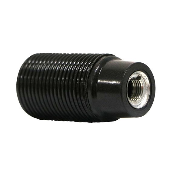 Douille E14 Filetée Noire Culot Court Montée