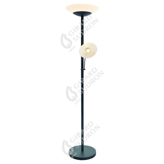 LUMINAIRE SUR PIED 40W + LISEUSE 5W - NOIR