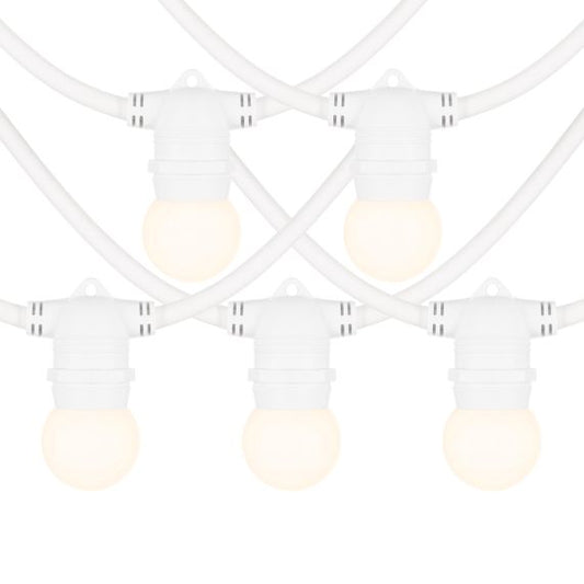 Paris Guinguette - LOT 5 SPHERIQUES LED IP44 E27 1W Blanc Chaud