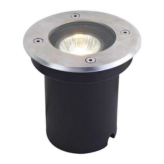 Kastra - Encastré de sol IP67 Ø120x128 enc.Ø110 x 126 GU10 35W max. argent