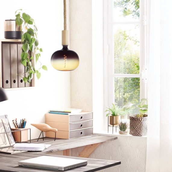 AMPOULE SHADOW ZAVONA AMBRE D220 FILAMENT LED 4W E27 2200K DIM