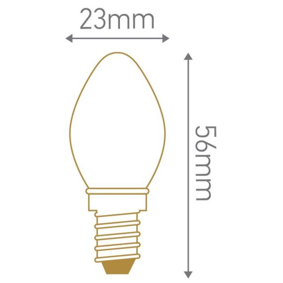 FS Lampe Veilleuse Incan. (2pcs) 7W E14 2750K 40Lm 3125469910077
