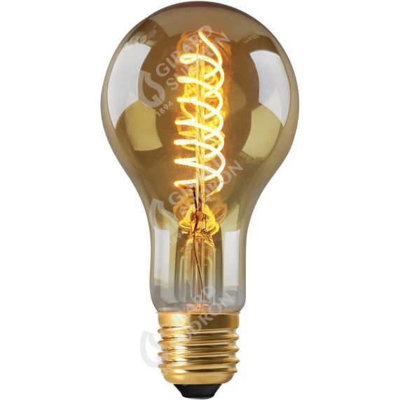 Ampoule géante Filament LED twisted 180mm 10W 600lm E27 2000K dim Amb.