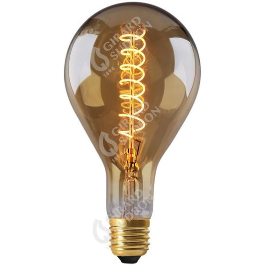 Big bulb LED filament TWISTED 240mm 10W 600lm E27 2000K Dim. Amb.