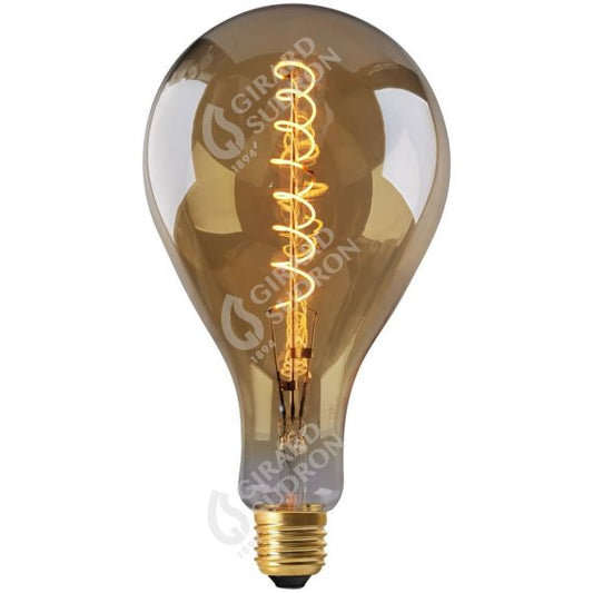 Big bulb LED filament LED TWISTED 290mm 10W 600lm E27 2000K Dim. Amb.