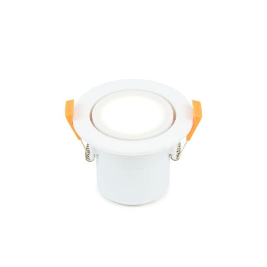 Spot LED Orientable plast D87mm H65mm IP65 6W 4000K 600lm dim Class II