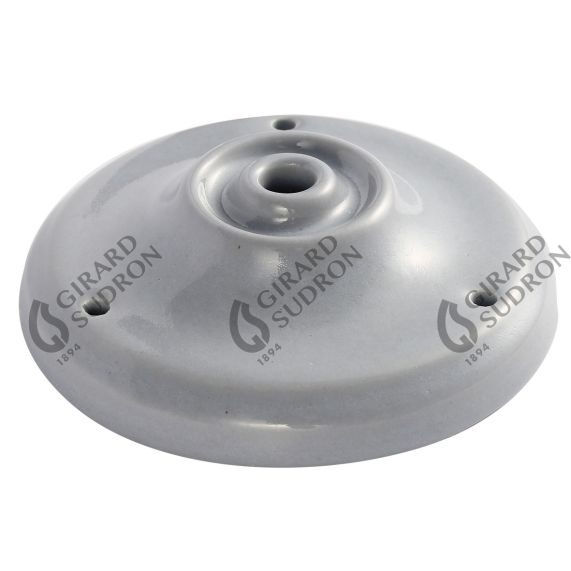 Plafonnier Céramique gris avec arrêt de cable D105mm