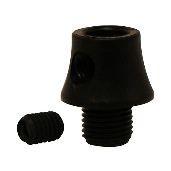 Serre-Cable Vis Blocage Nyl.Noir M.10X1