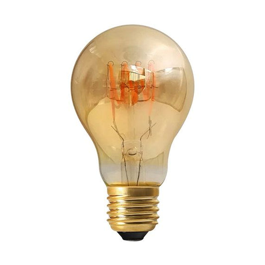 Standard A60 Filament LED 4 LOOPS 5W E27 250lm Ambre