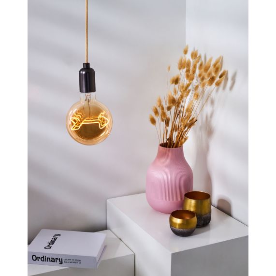 Ampoule plate Flèche E27 D125 4W 2000K 220lm RA90 Ambre NON-DIM