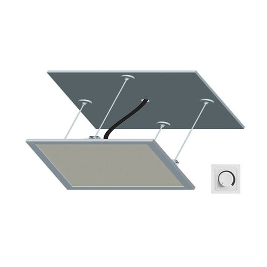 FS Dalle Led 18W 4000-4500K 300X595X14Mm Susp Pour Vari