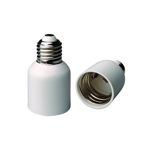 Adaptateur E27 => E40 Blanc