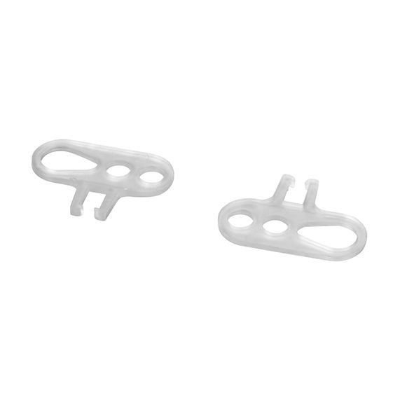 CHAPE NYLON BLANC AVEC FIXATION DOMINO