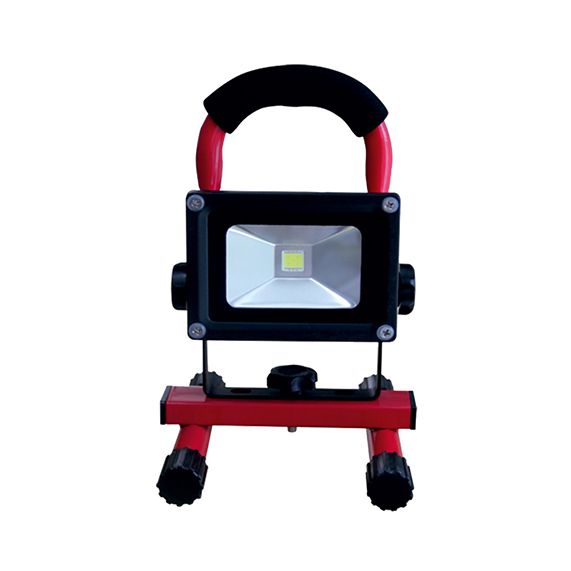 Lassen - Projecteur portatif rechargeableLED IP 65 240x115x167 10W 2700K 600lm 120° rouge