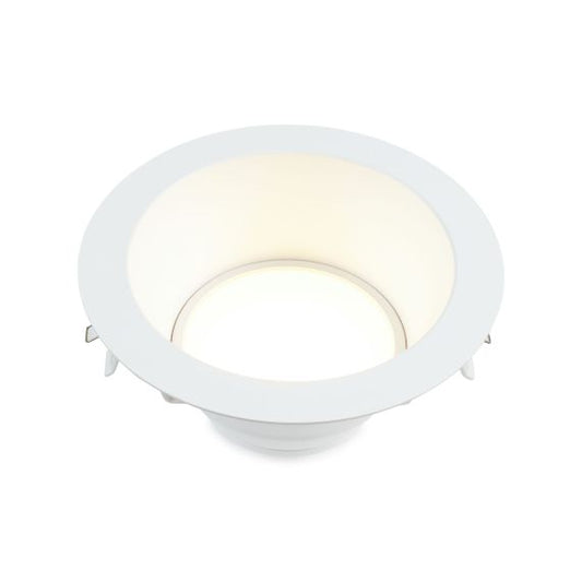 Ymir - Spot encastré LED Ø205x120 enc.Ø180 15W 3000K 1050lm 80° blanc