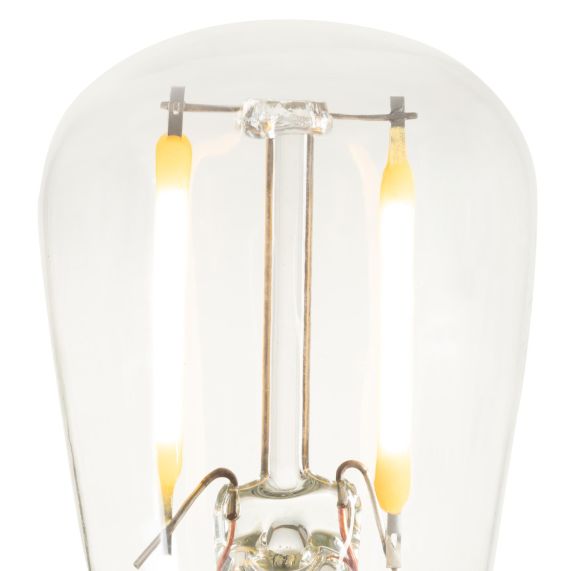 Lampe tube Poire Filament LED E14 2700K 1.2W 120lm