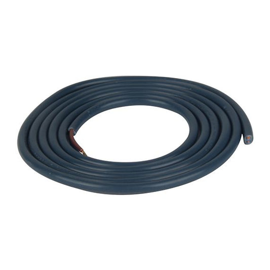 Câble PVC rond 2 x 0.75mm² L.2m bleu de prusse